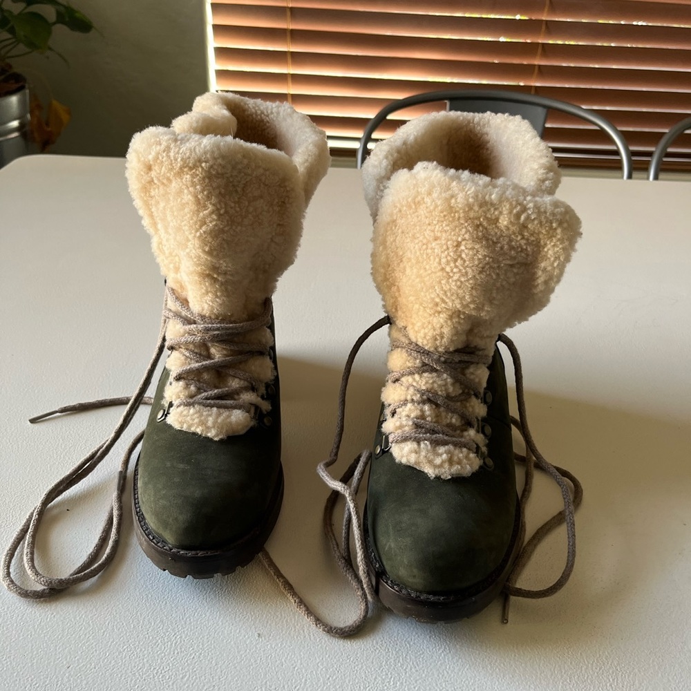 UGG Australia Green Suede Boots